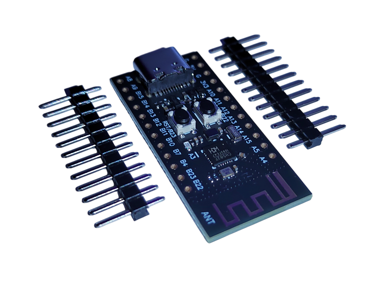 Placă de dezvoltare CH582F RISC-V, Bluetooth BLE 5.0 image 4