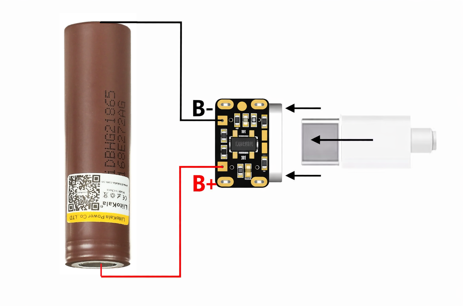 Modul încărcare acumulator Li-ion 3,7 V / 4,2 V cu USB-C image 6