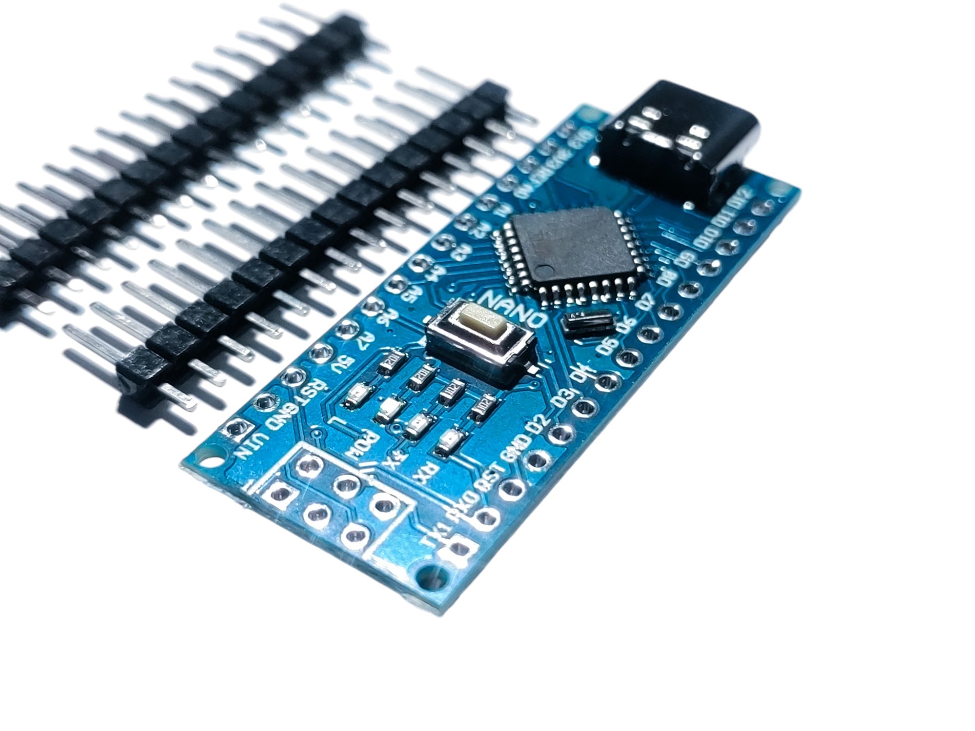 Placă Arduino Nano 3.0 ATmega328P, CH340, USB-C image 3
