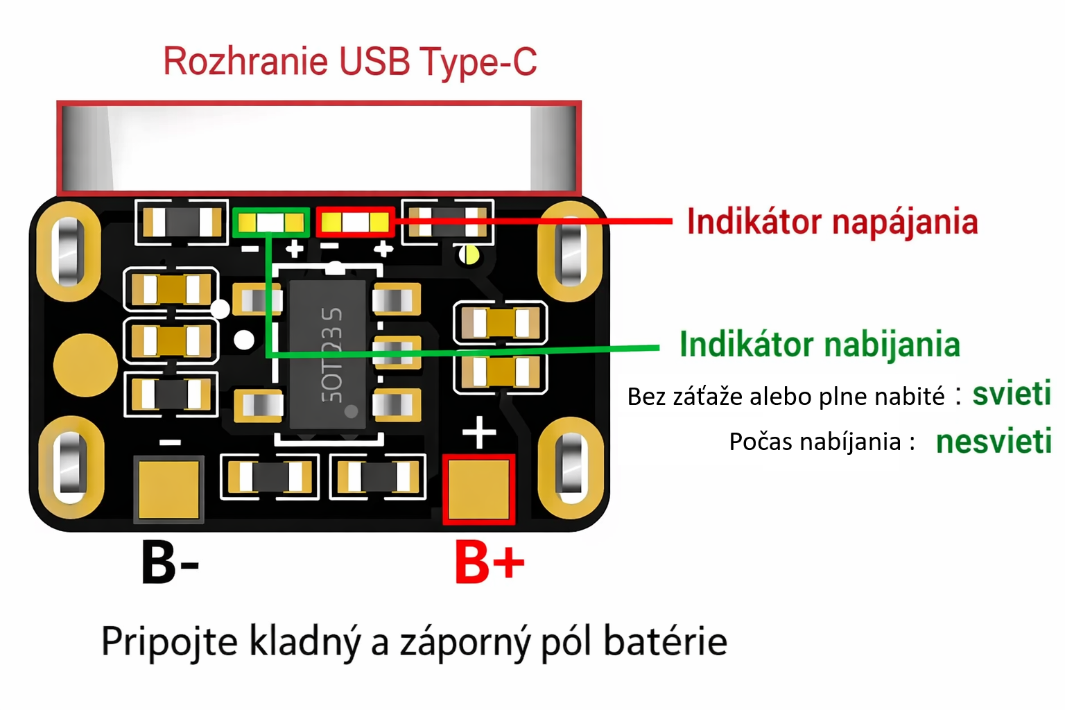 Modul încărcare acumulator Li-ion 3,7 V / 4,2 V cu USB-C image 5