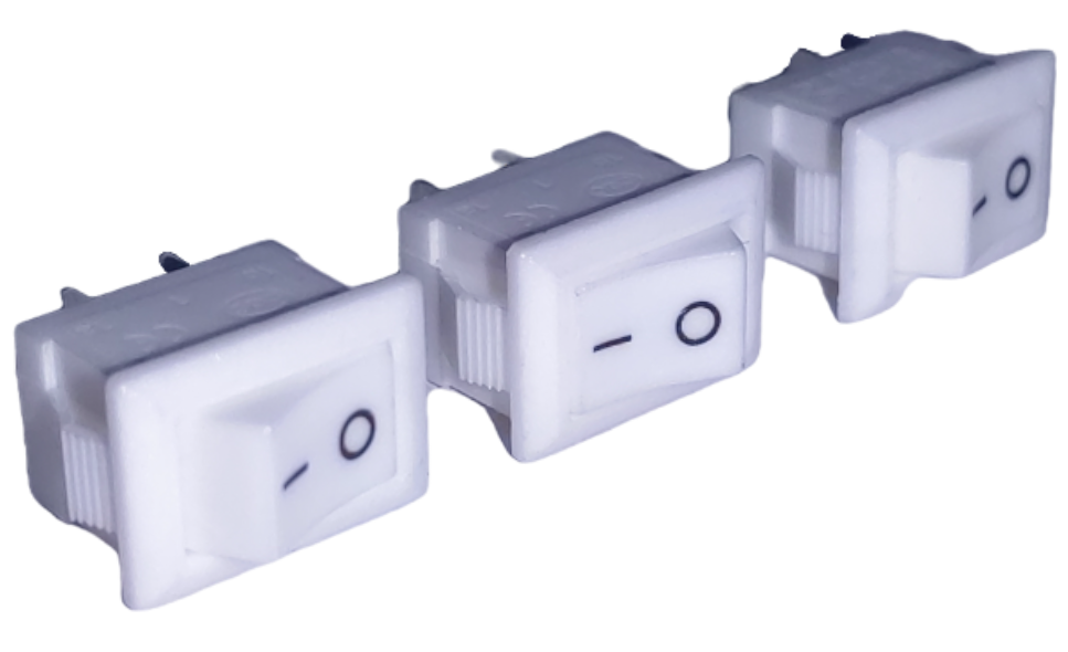 Întrerupător basculant 3 A / 250 V, 10×15 mm image 4