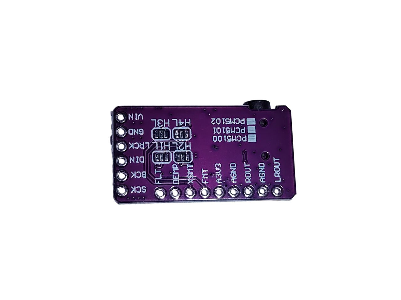 Modul DAC audio stereo PCM5102A I²S, ieșire jack 3,5 mm image 4