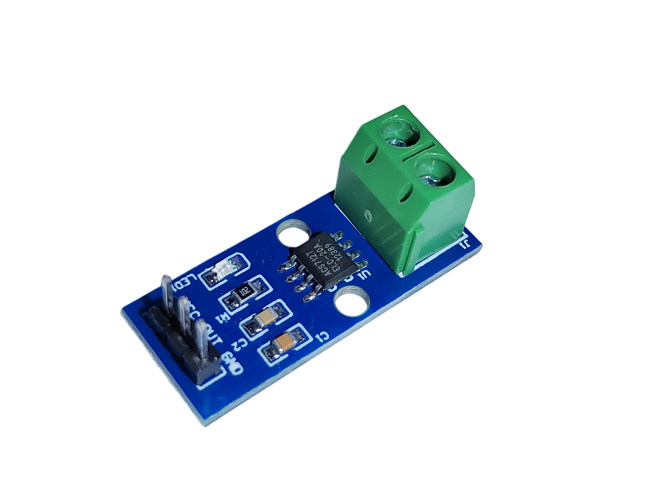 Modul senzor de curent ACS712 ±20 A, efect Hall, AC/DC