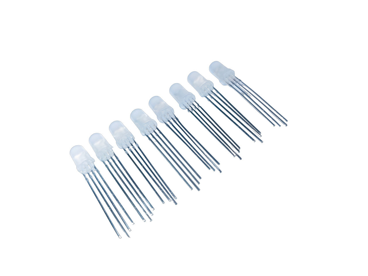 LED RGB tricolor de 5 mm, 4 pini