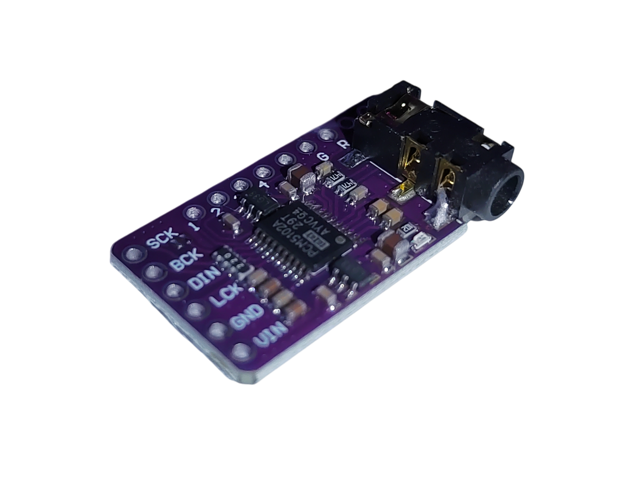 Modul DAC audio stereo PCM5102A I²S, ieșire jack 3,5 mm image 3