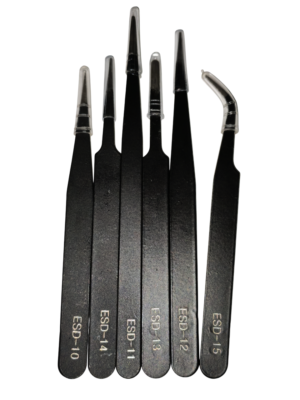 Set de 6 pensete de precizie ESD antistatice